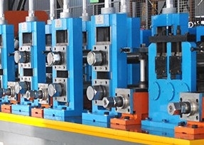 สายการผลิตท่อเหล็กคาร์บอนตรง 350kw 20x20
